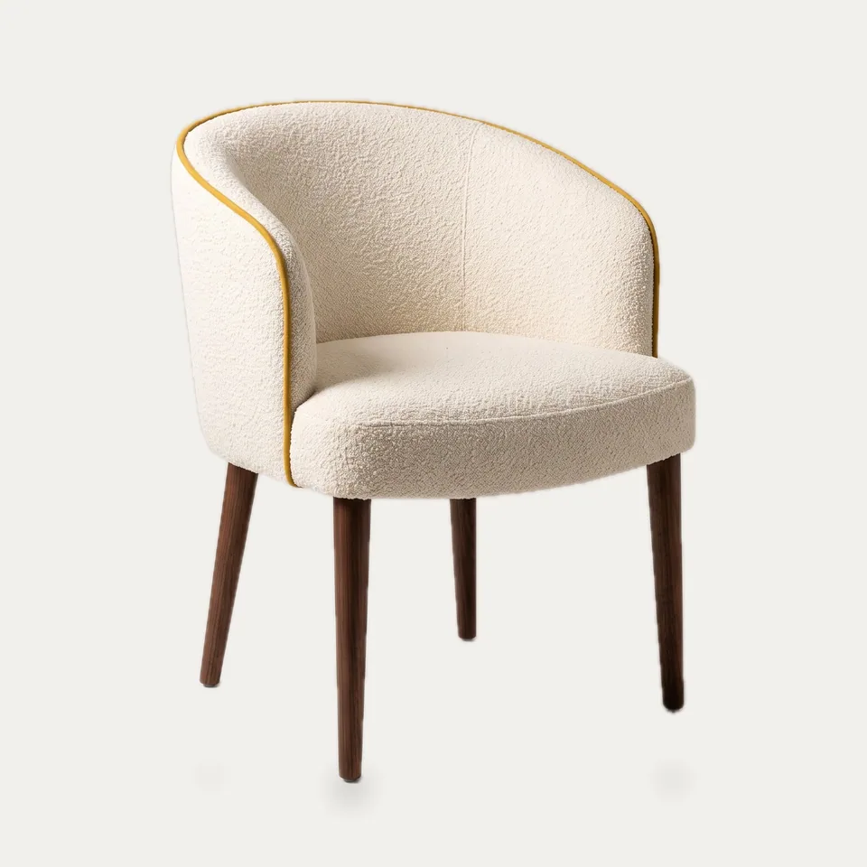 Bouclé Tub Dining Chair