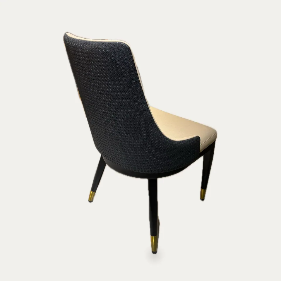 Button-Back Two-Tone Dining Chair view 2