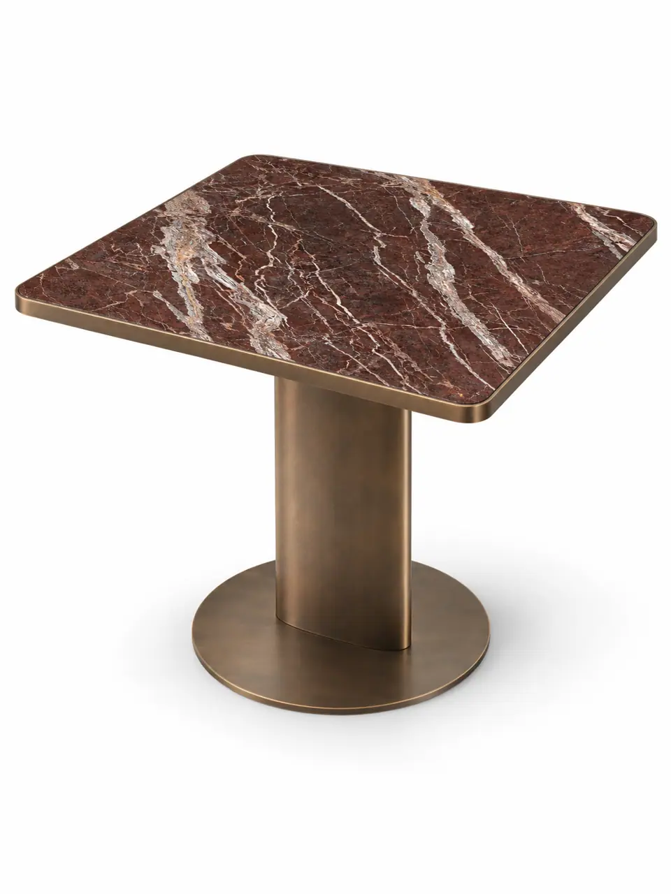 Claret Fin Column Table