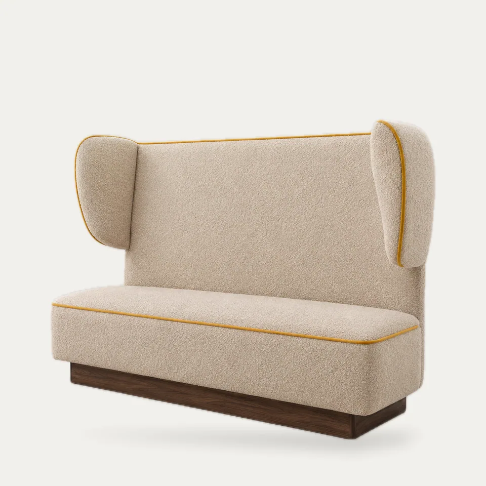 Confidant Wing-Back Banquette