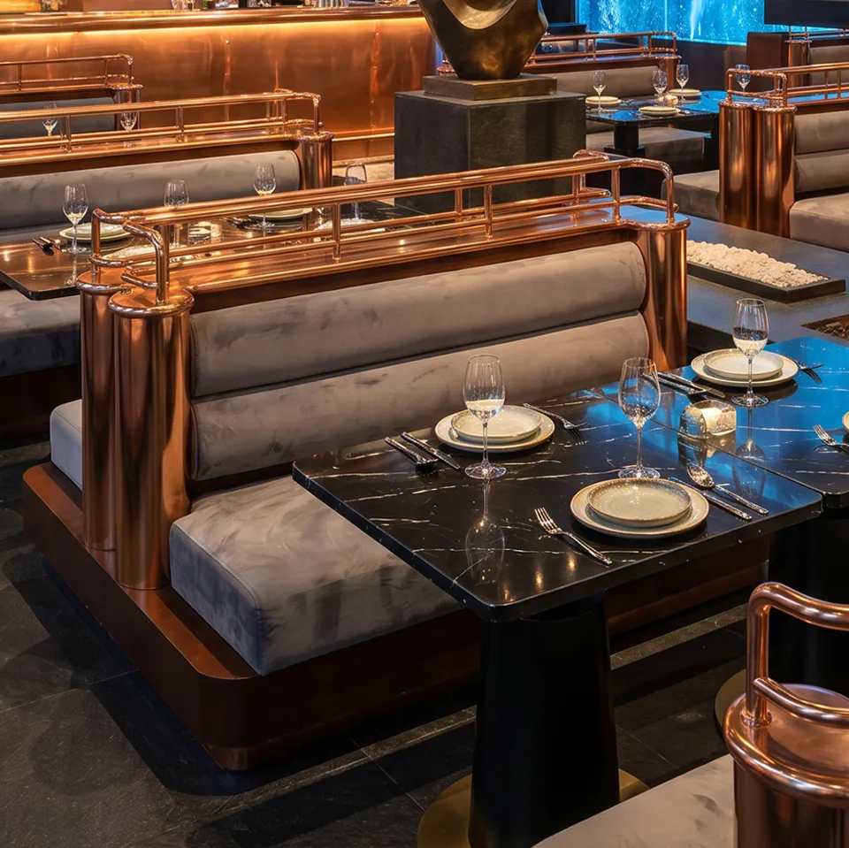 Copper Rail Booth