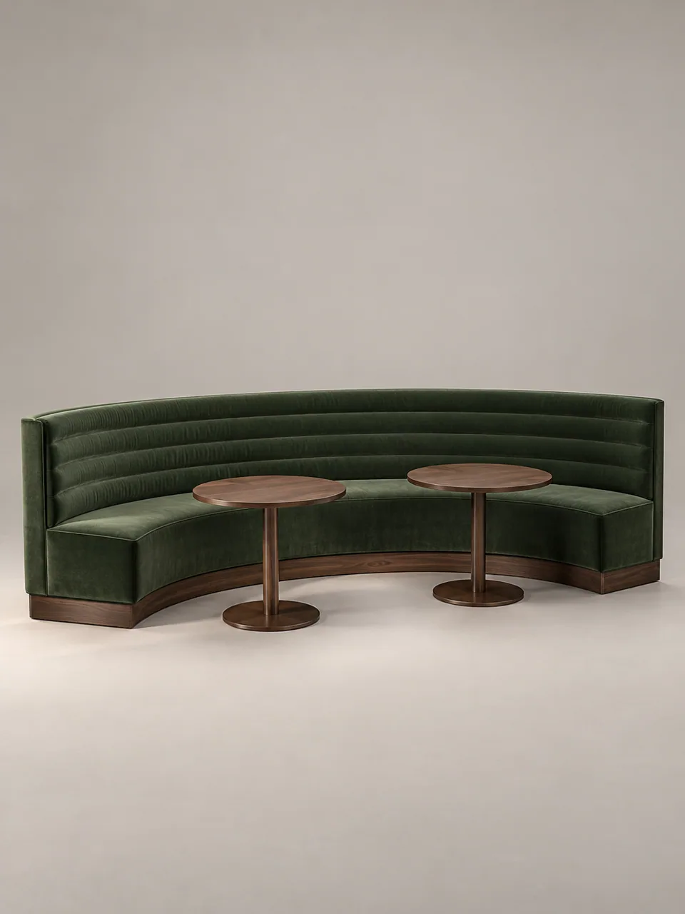 Serpentine Channel Banquette view 3