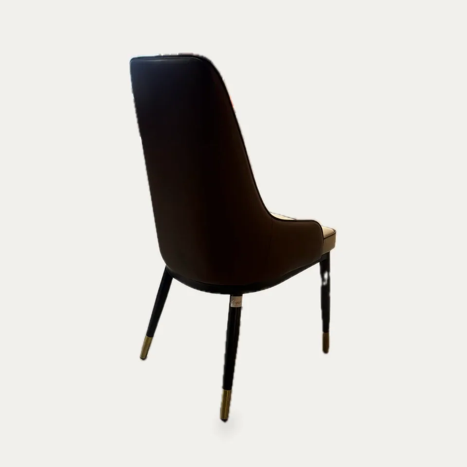 Tall Channel-Stitched Dining Chair view 2
